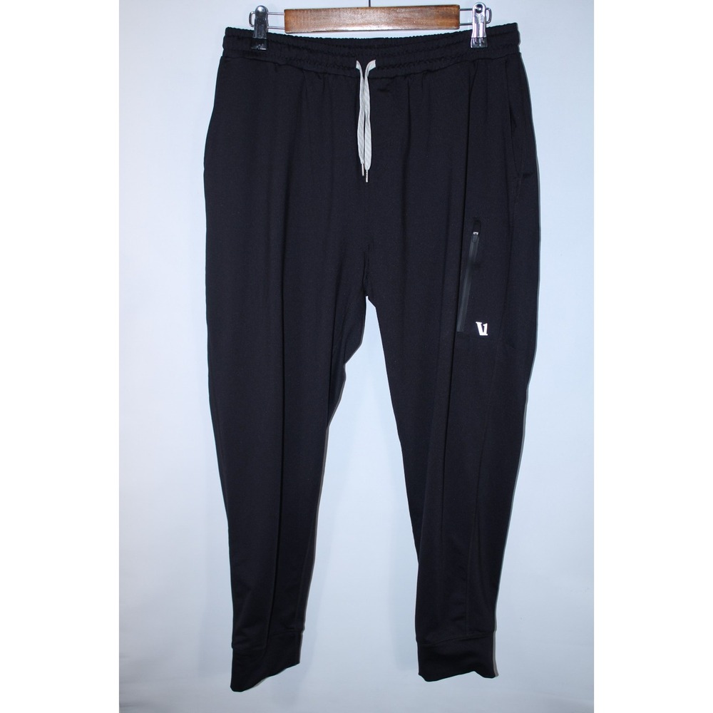 Vuori Men's Large Black Stretchy Comfort Sunday Performance Jogger